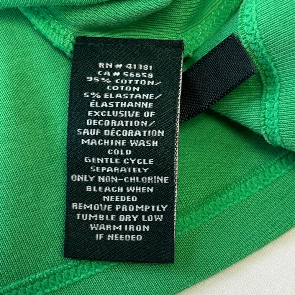 💚 Lauren Ralph Lauren Relaxed Top Women 3X Green Crew Stretch Soft Comfy💚 - Picture 12 of 13